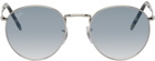 Ray-Ban Silver New Round Sunglasses