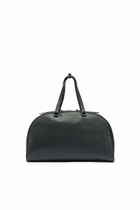Diesel 1DR Dome - Leather travel bag with Oval D logo - Travel Bags - Unisex - Black