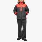 Nanga Men's 30th Anniversary Aurora Tex Combi Down Jacket in Black/Red