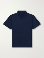 James Perse - Cotton-Jersey Polo Shirt - Blue