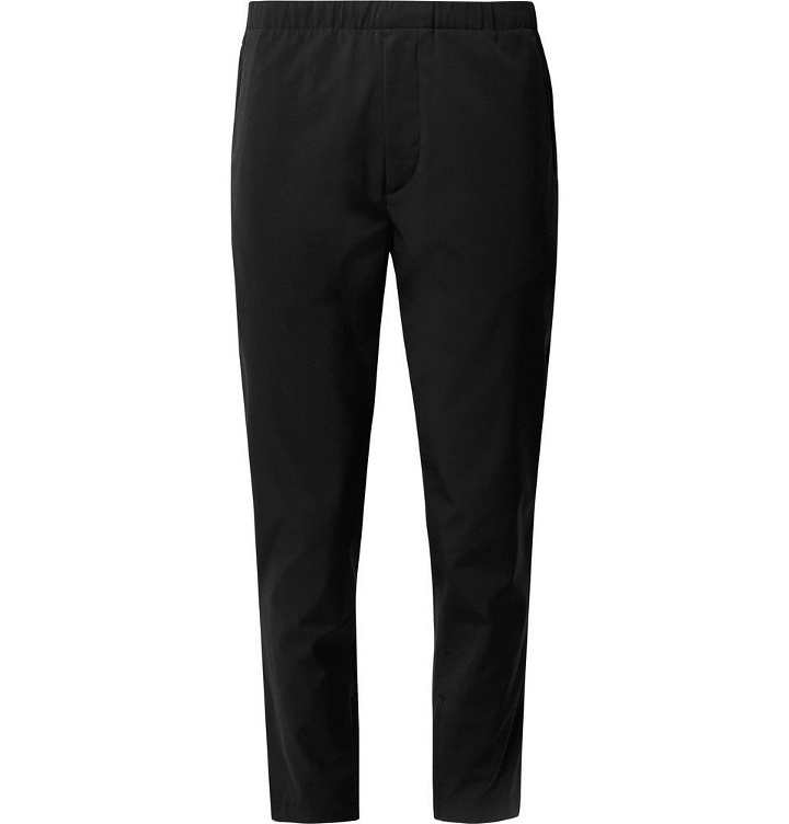 Photo: Theory - Slim-Fit Stretch-Shell Trousers - Black