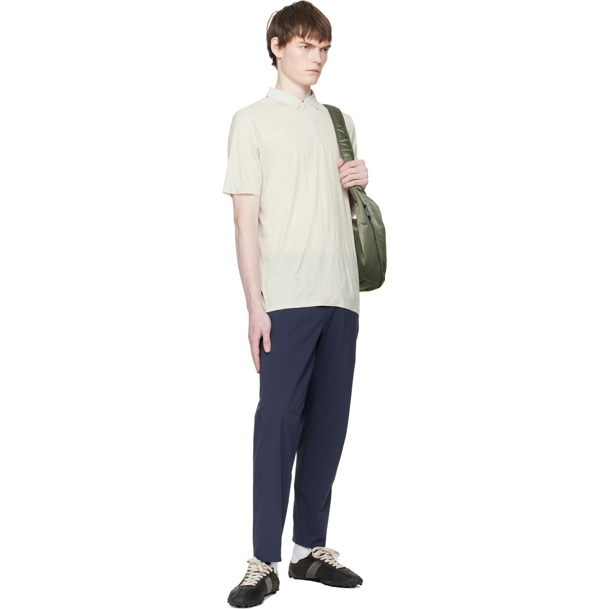 Veilance Gray Frame S/S Polo