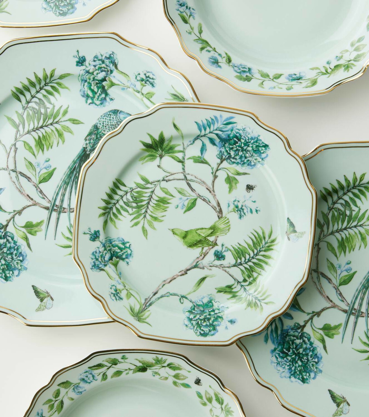 Aquazzura Casa Secret Garden set of 2 dinner plates