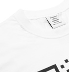 Vetements - Printed Cotton-Jersey T-Shirt - Men - White