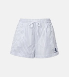 Polo Ralph Lauren x Wimbledon striped cotton shorts