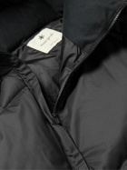 Snow Peak - Octa Quilted Recycled Shell Hooded Jacket - Black