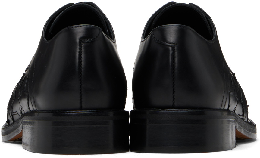 Stefan Cooke Black Star Square Toe Derbys Stefan Cooke