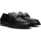 Bottega Veneta Black Astaire Loafers