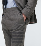 Thom Browne - 4-Bar wool and cashmere pants