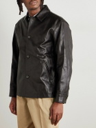 Neighborhood - Leather Jacket - Brown
