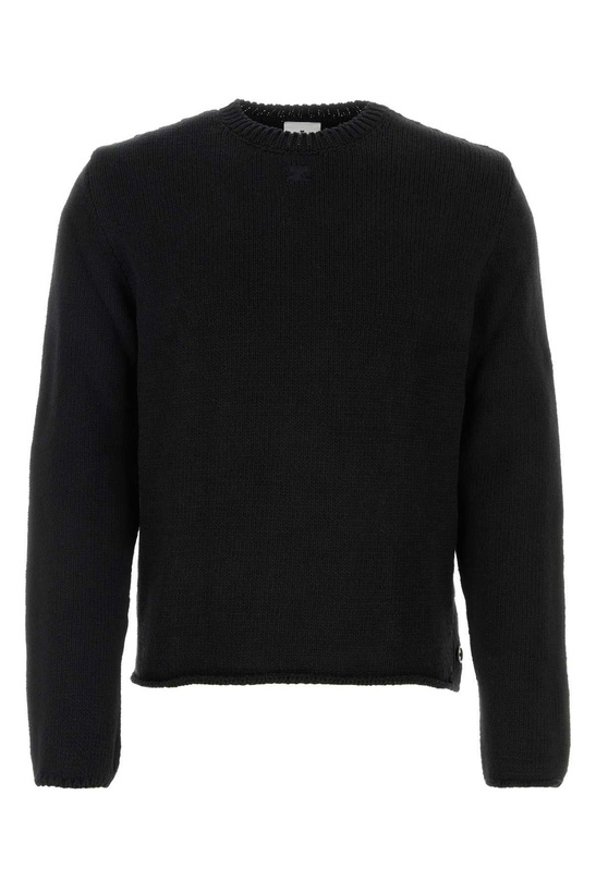 Photo: Courrèges Black Cotton Blend Sweater