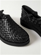 Yuketen - Leo Woven Leather Sandals - Black