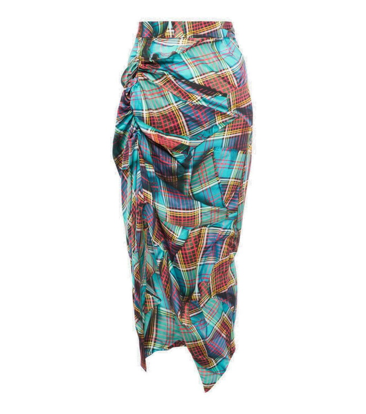 Photo: Vivienne Westwood Panther tartan gathered midi skirt