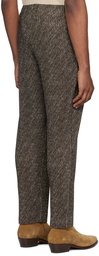 HOMME PLISSÉ ISSEY MIYAKE Brown Diagonals Trousers