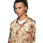 Han Kjobenhavn Gold Velvet Floral Boxy Shirt