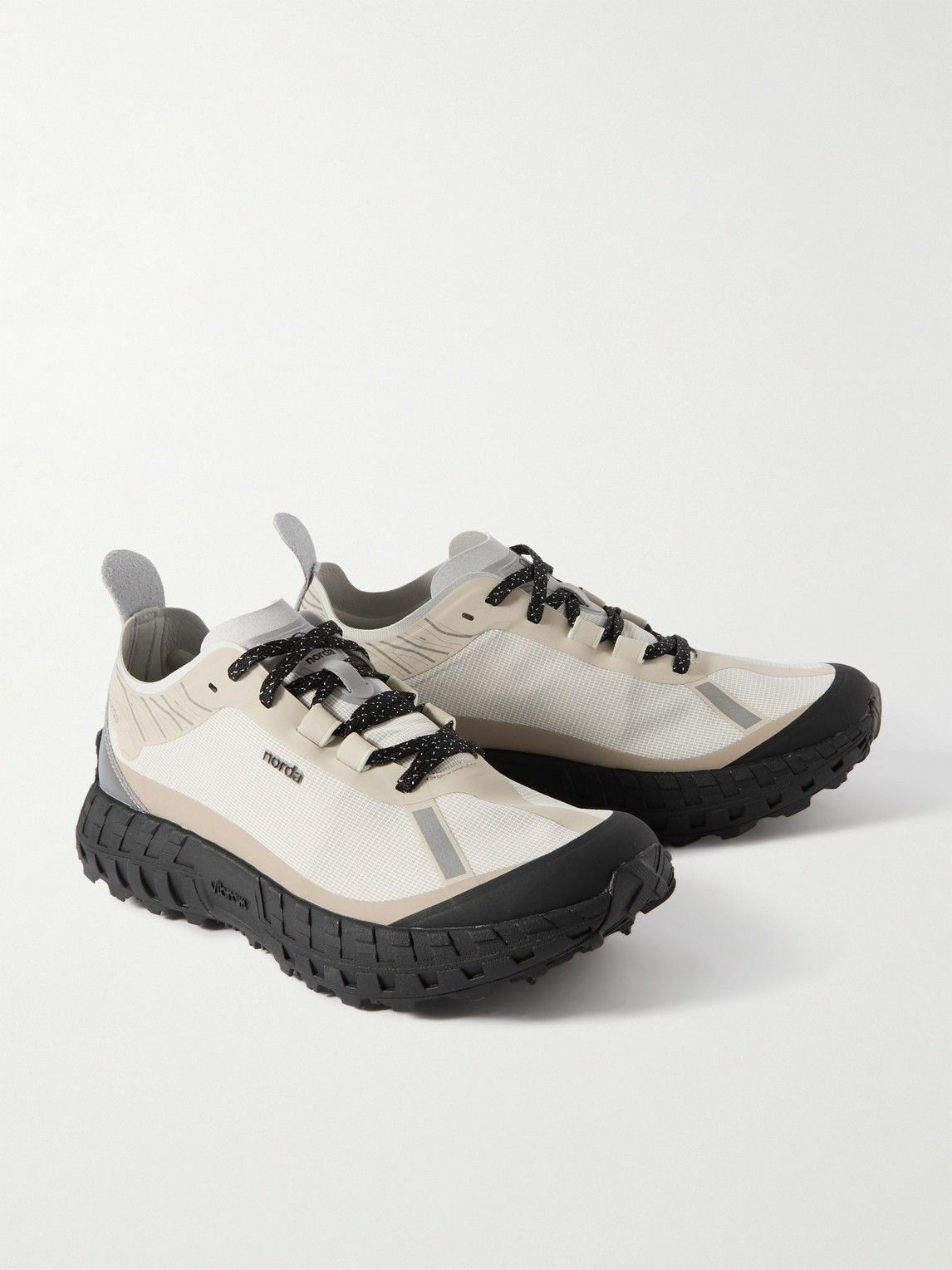 norda - 001 Rubber-Trimmed Bio-Dyneema® Trail Running Sneakers - Neutrals