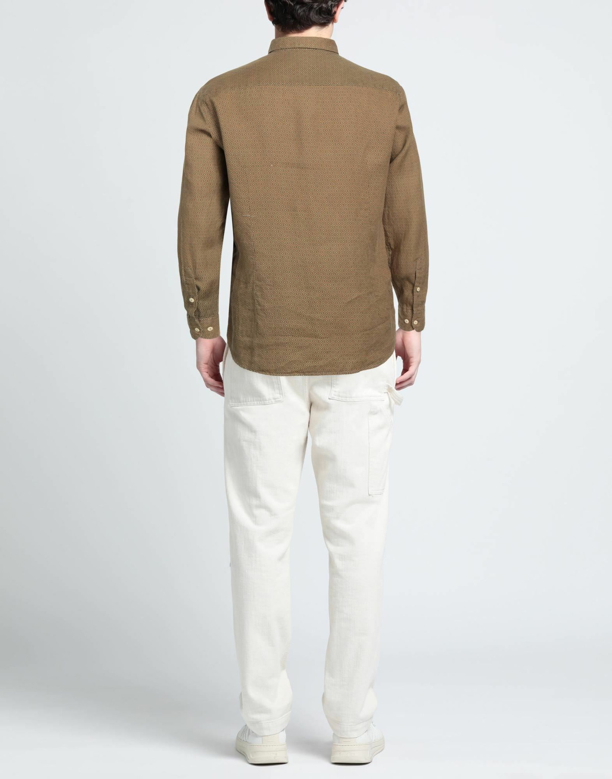 Drumohr Mens Shirt Military in Green