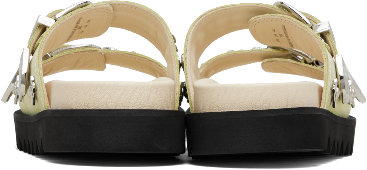 Toga Virilis Beige Suede Sandals