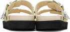 Toga Virilis Beige Suede Sandals