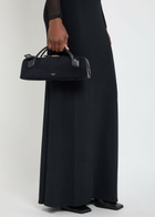 Alaïa Le Teckel Suede Clutch - Navy - One Size