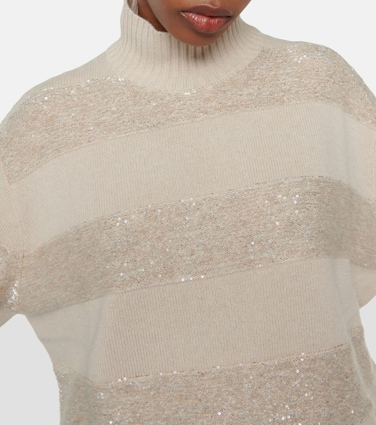 Brunello Cucinelli Virgin wool, cashmere, and silk sweater