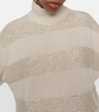 Brunello Cucinelli Virgin wool, cashmere, and silk sweater