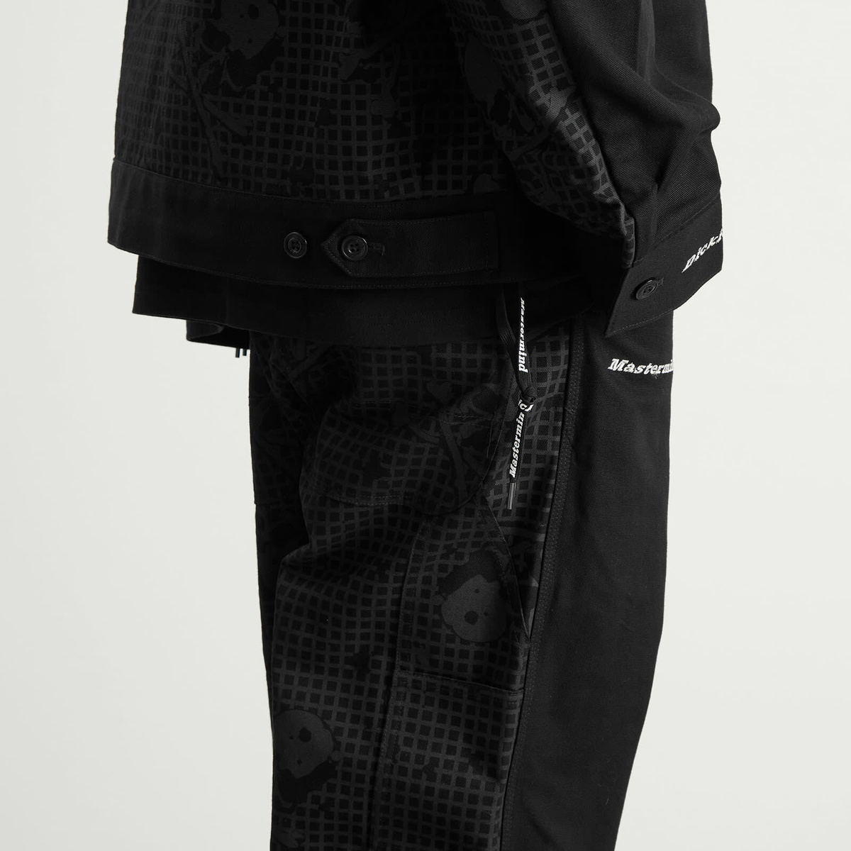 MASTERMIND WORLD Men's x Dickies Duck Carpenter Pant in Black
