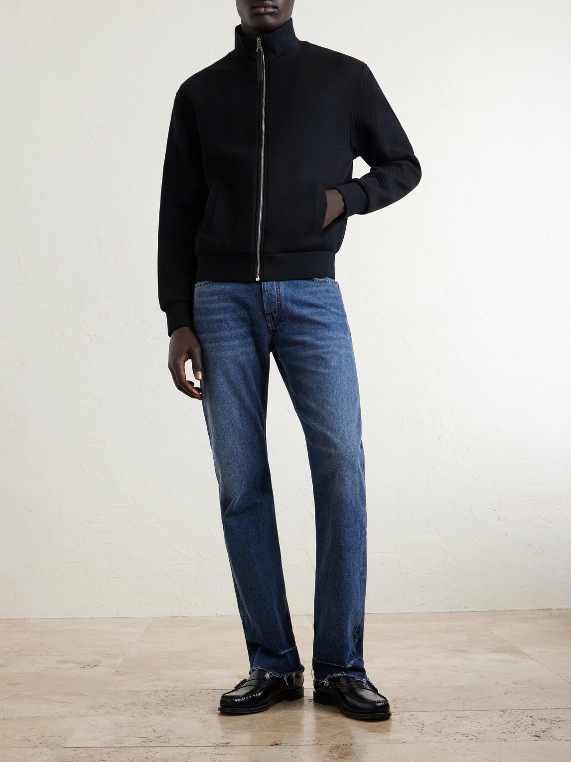 Givenchy - Cotton-Blend Zip-Up Sweatshirt - Black