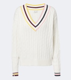 The Upside Josette cable-knit cotton sweater