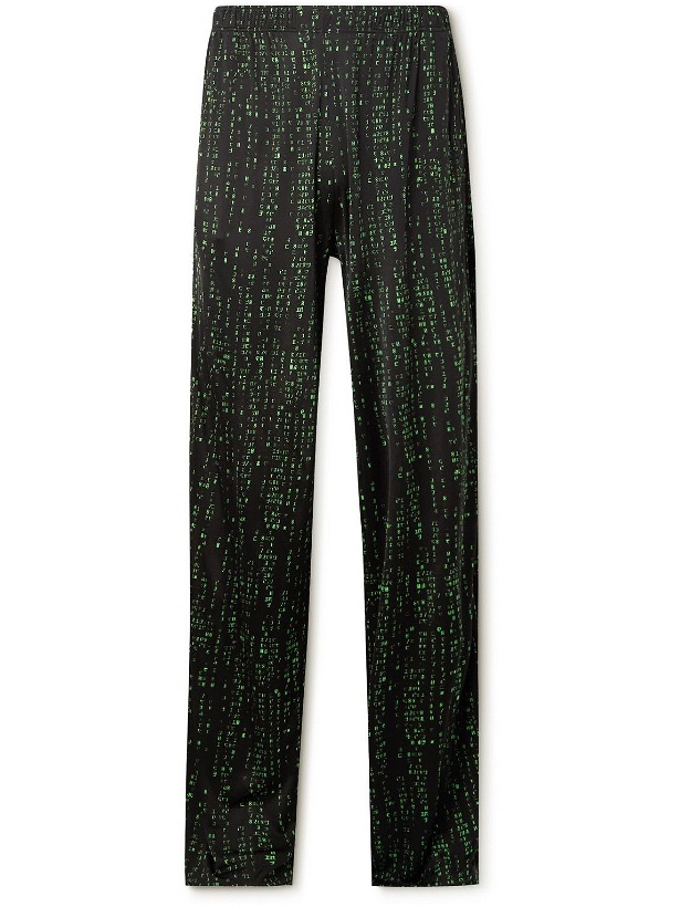 Photo: VETEMENTS - Straight-Leg Printed Voile Trousers - Green