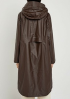 Varley Kirsten Hooded Rainshell Coat Brown
