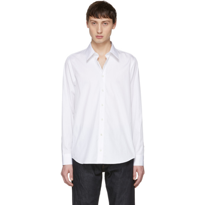 Photo: Helmut Lang White Printed Shirt