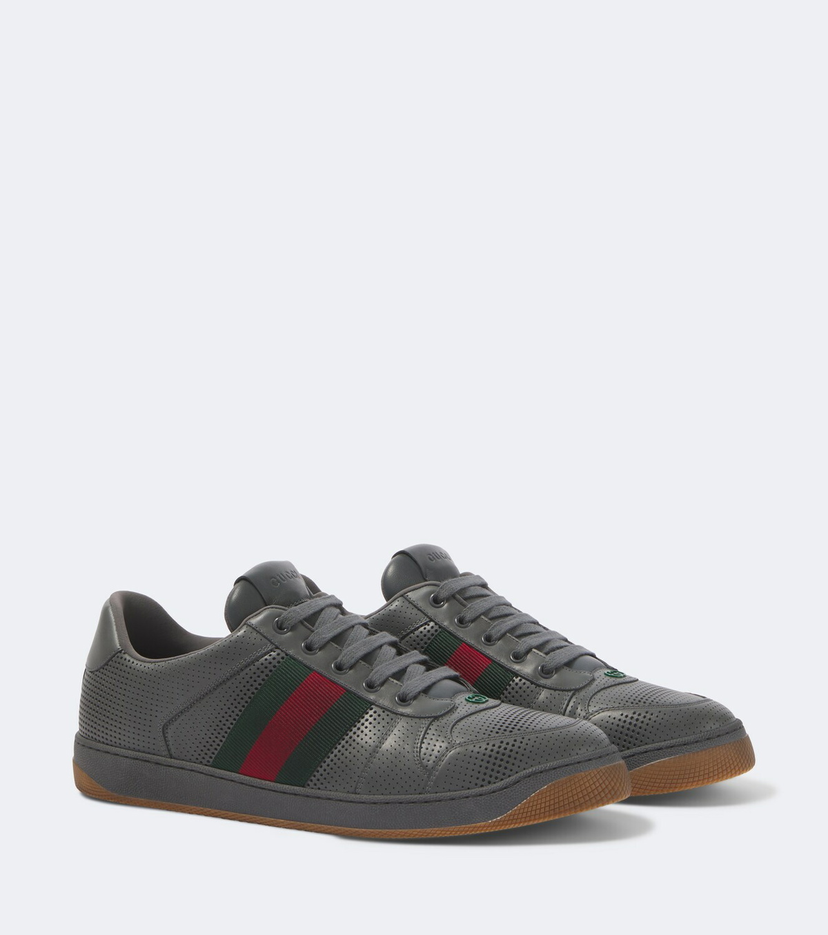 Gucci Screener perforated leather sneakers