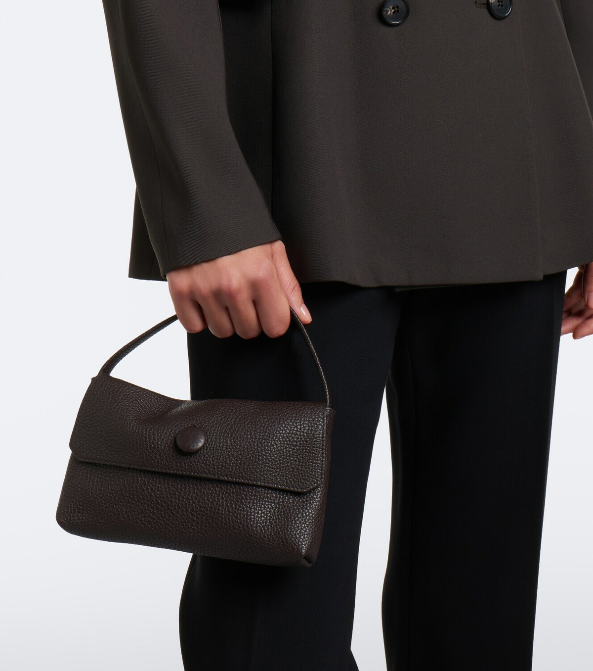 The Row Sally leather top-handle bag