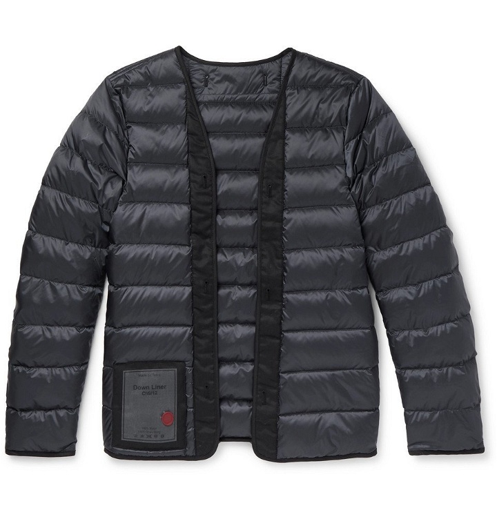 Photo: Ten C - Quilted Nylon Down Liner - Charcoal