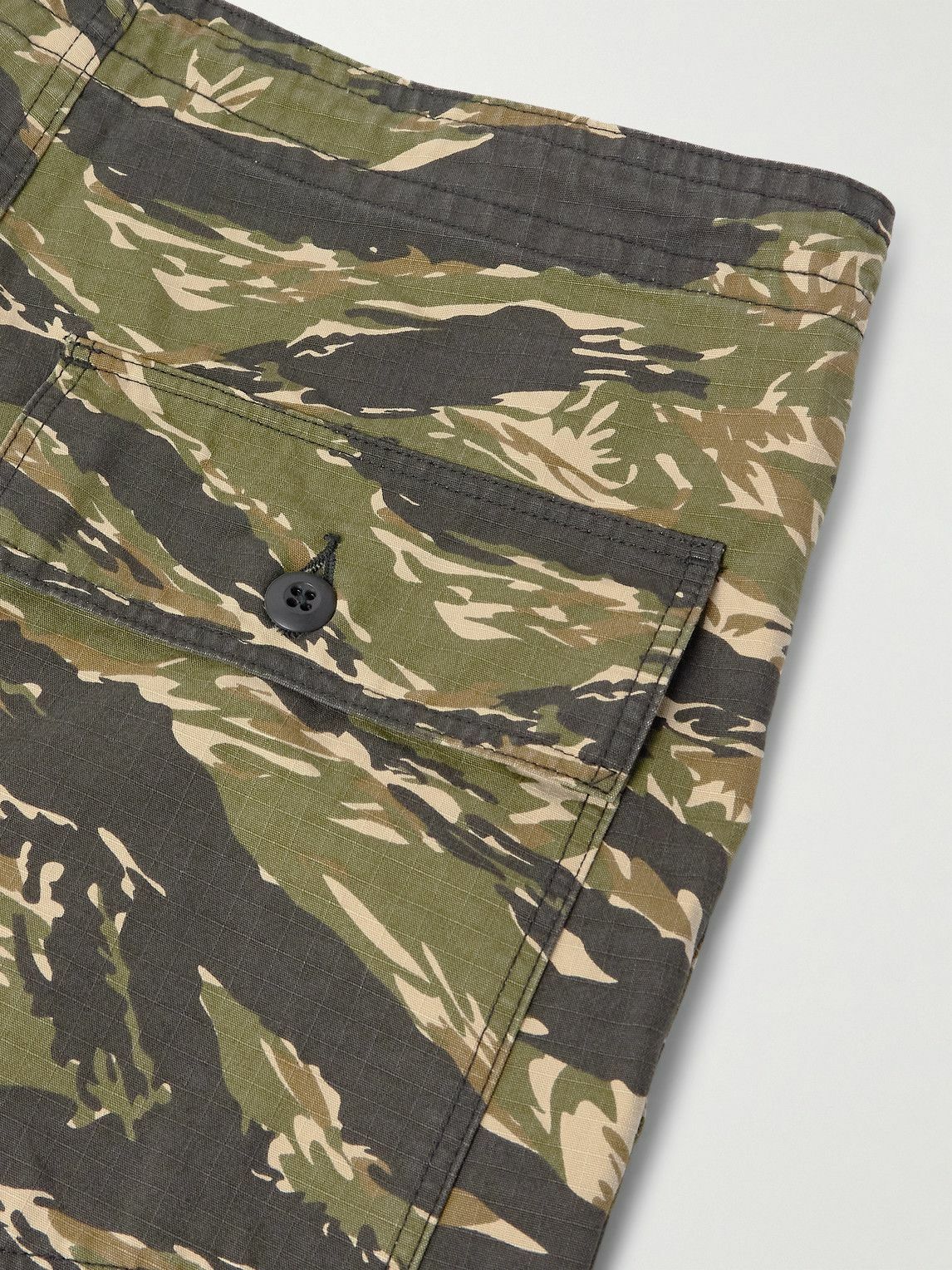 Needles - String Fatigue Straight-Leg Camouflage-Print