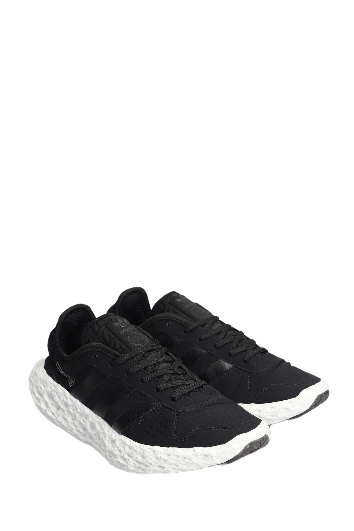 Adidas Zponge Sneakers In Black Fabric
