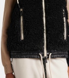 Moncler Grenoble Logo teddy down vest