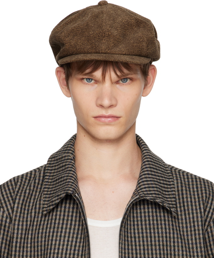 Photo: Taiga Takahashi Brown Lot. 006 Newsboy Cap