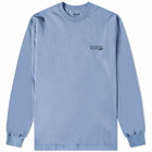 Neighborhood Men's Long Sleeve NH-6 T-Shirt in Blue Grey