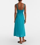 Eres Amusante linen midi skirt
