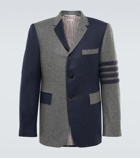 Thom Browne - 4-Bar paneled wool blazer