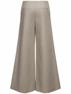 TOTEME Zipped Organic Cotton Wide Pants