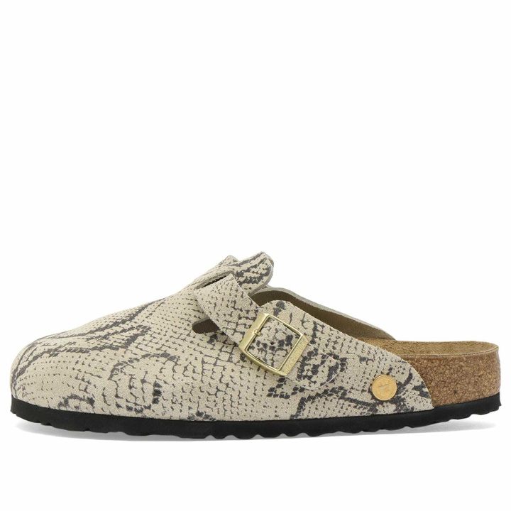 Photo: Birkenstock Women's Boston Print Clog - Oyster