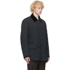 Brioni Navy Quilted Field Jacket