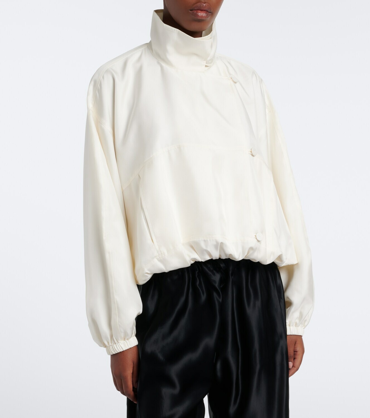 Róhe Silk blouson jacket