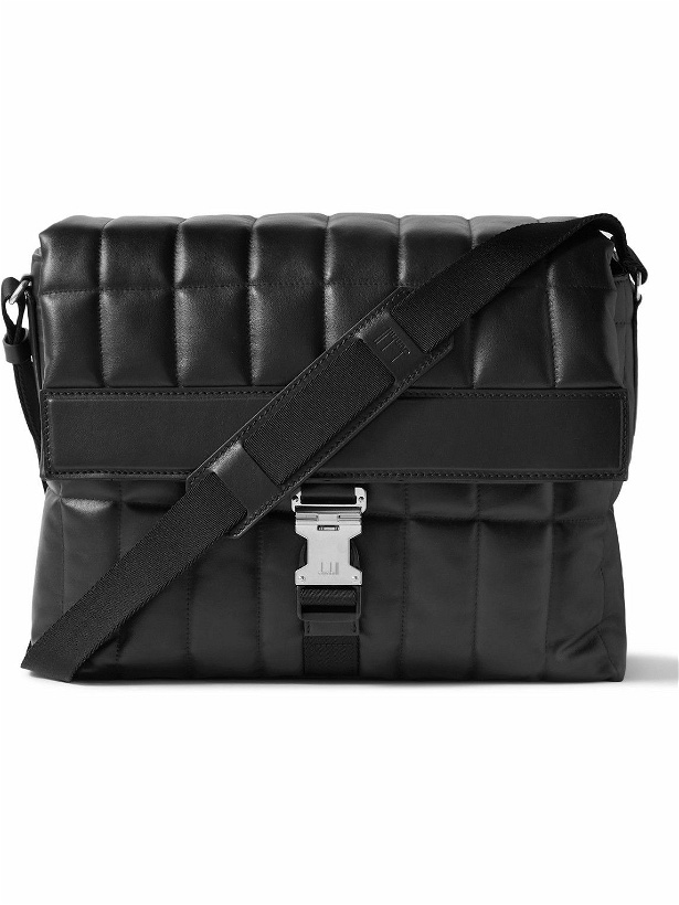 Photo: Dunhill - Lock Clip Rollagas Quilted Leather Messenger Bag