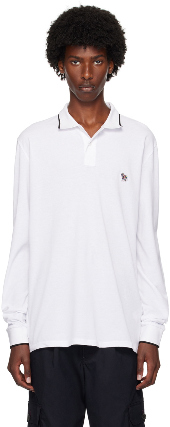 PS by Paul Smith White Zebra Polo