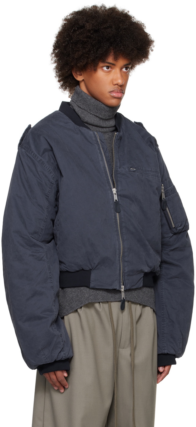 Entire Studios Navy A-4 Bomber Jacket Entire Studios
