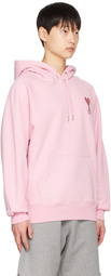 AMI Paris Pink Ami De Cœur Hoodie